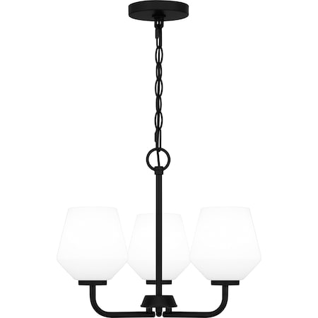 Quoizel Nielson Pendant 3 Lights Matte Black NIE2817MBK
